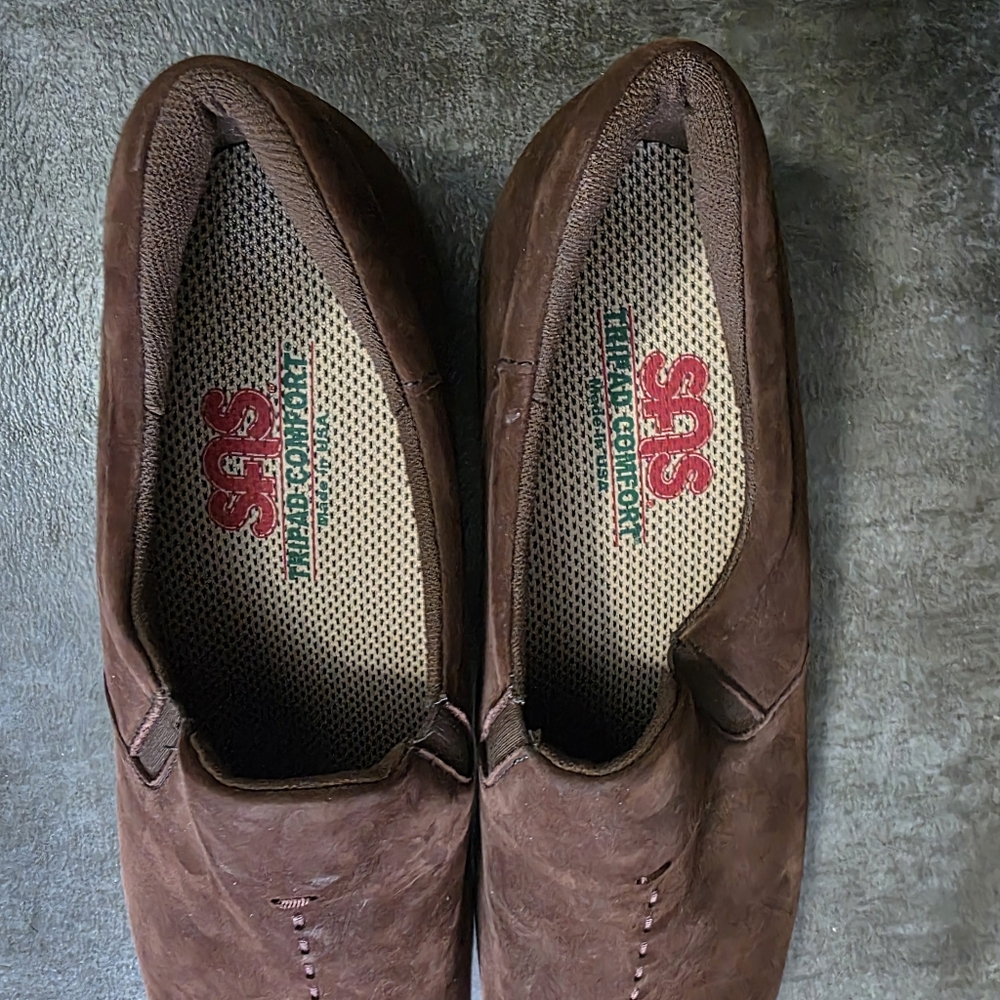SAS Viva Slip On Loafers Leather Comfort Shoes Womens Size 10.5 Slim NWOT - Picture 6 of 8